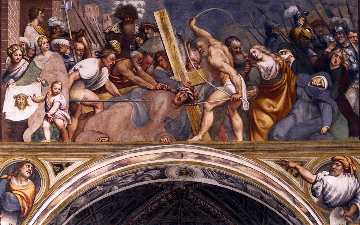 carrying the cross